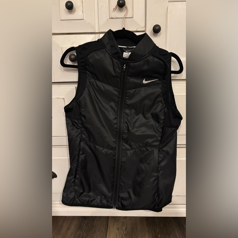 Nike Black Vest with White Logo